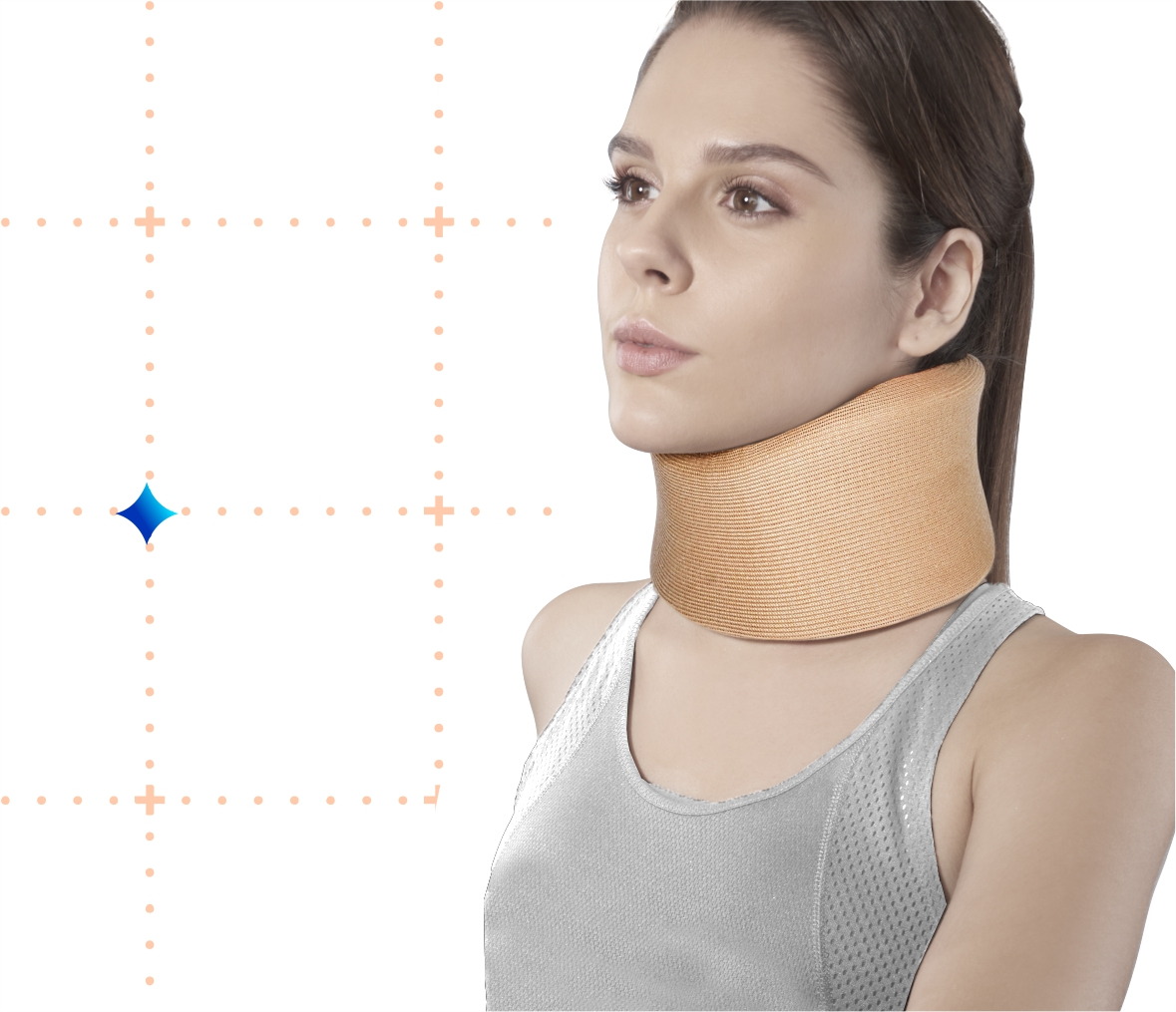 Head Neck Support Neck Braces Foam Cervical Pillow