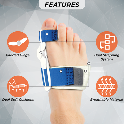 Bunion Corrector | Provides Moderate Support to Big Toe | Fracture Support & to Correct Bunion Deformity