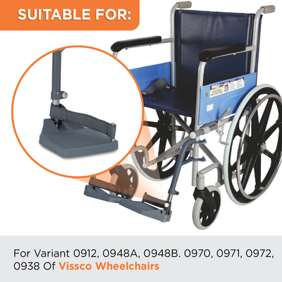 Wheelchair Foot Rest With Bracket - (1 Piece)