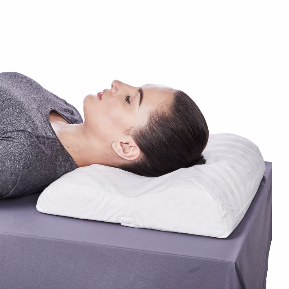 Cervical Contoured Pillow Prevents Cervical Spondylitis, Mild Sprain Stiff Neck (Grey)