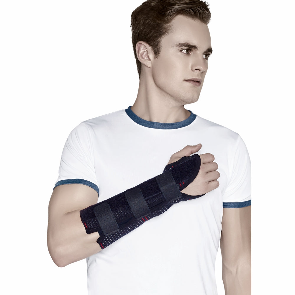 Elastic Wrist Support (21cms) | Provides Firm Support for Colles Fracture |  Wrist Support to Stabilize (Black)