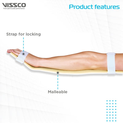 Emergency Splint Arm (Long) | Provides Support & Stability to the Arm (Beige)