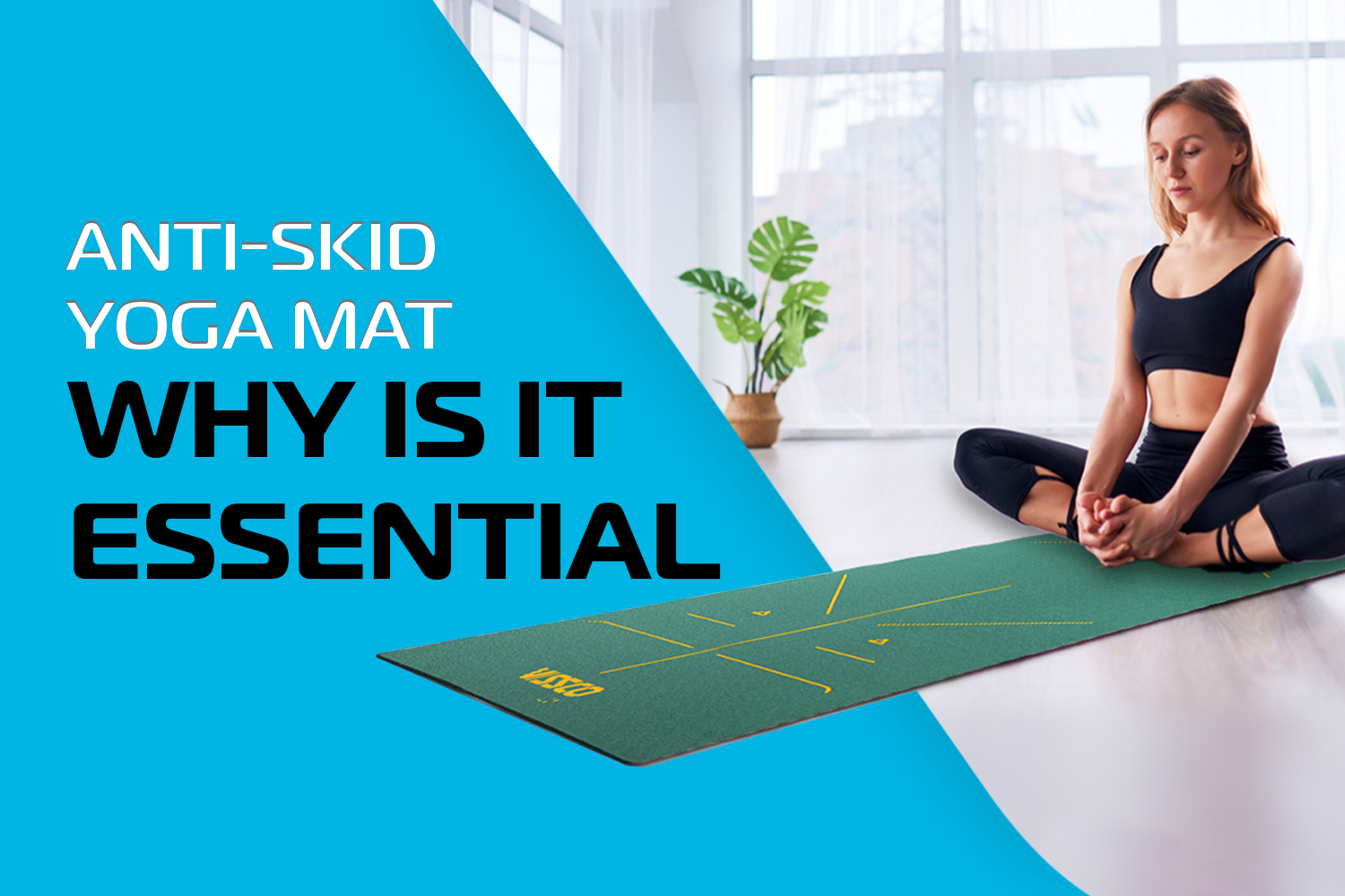 Why an Anti-Skid Yoga Mat Is Essential for Hot Yoga and Intense Workouts