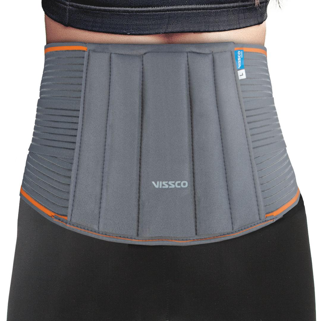 Lumbocare (Lumbo Sacral Belt) | Provides Support to the Lower Back | Pain solution for Back and Abdomen (Grey)