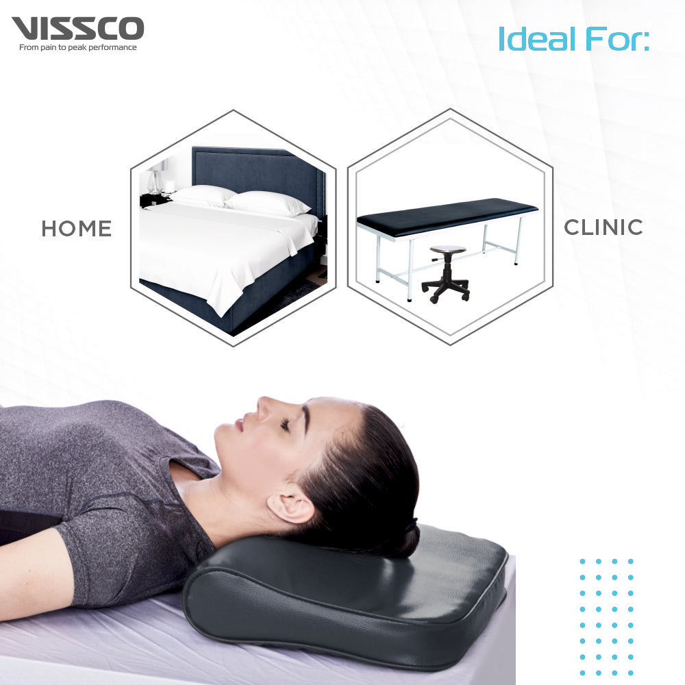 Cervical Pillow (Regular) | Prevents Cervical Spondylitis, Mild Sprain & Stiff Neck (Grey)