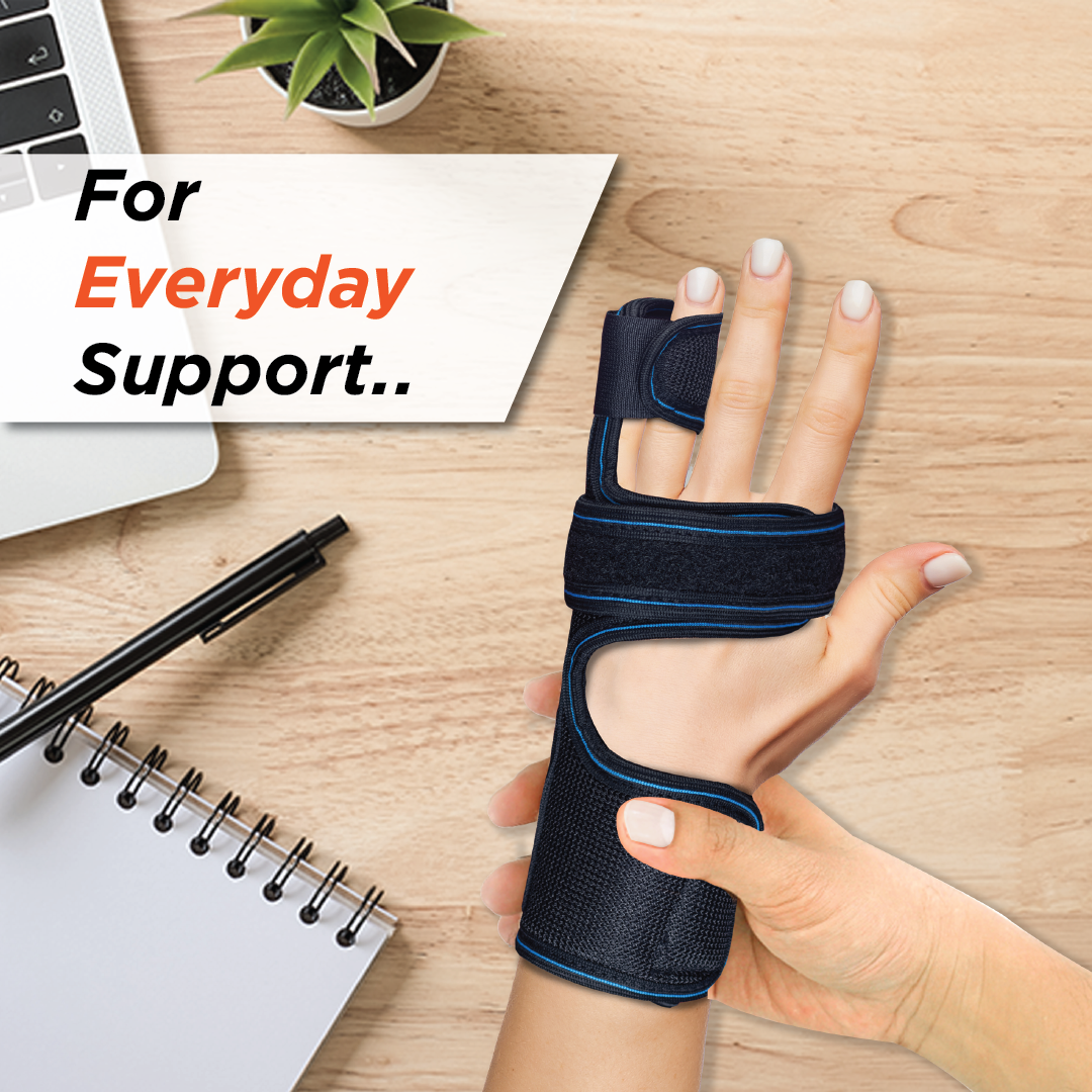 Boxer's Support Brace | Detachable Splints | For Finger Fracture, Trig ...