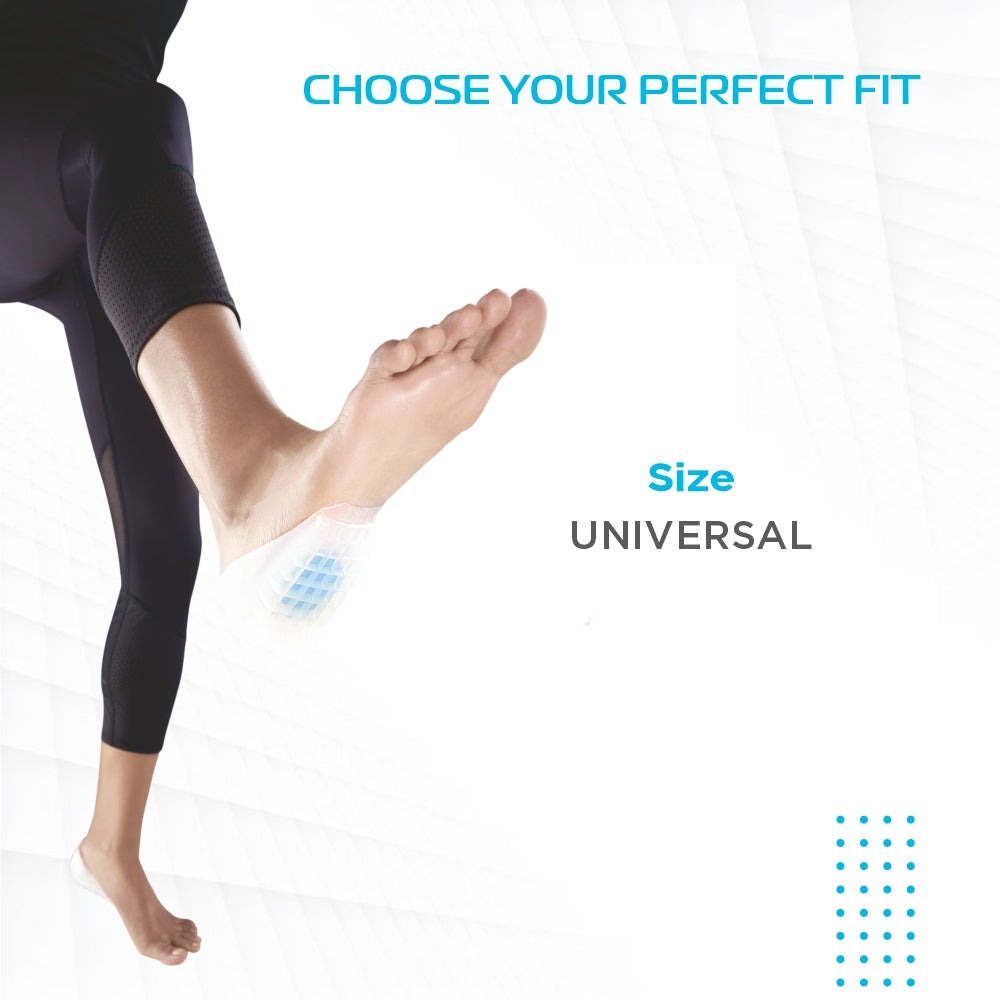 Vissco Silicone Heel Cushion - with Dual Gel
