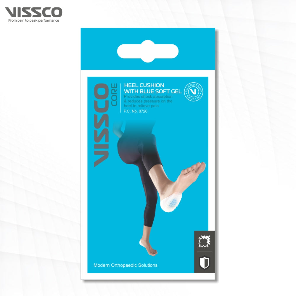 Vissco Silicone Heel Cushion - with Dual Gel