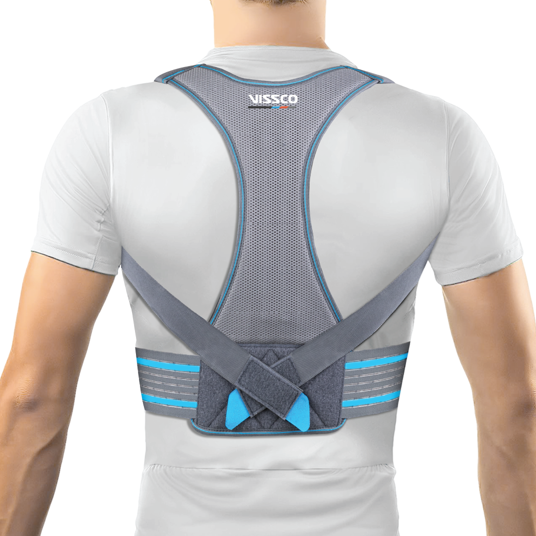 Posture Aid (Moderate Support) | Ideal Aid to Correct Posture & Relieves Pain (Grey)
