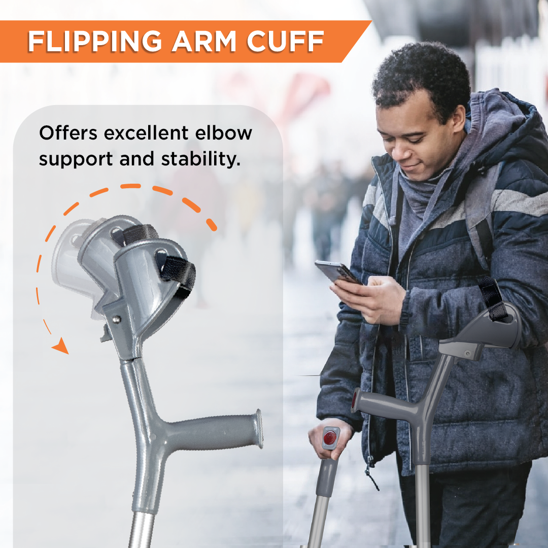 Vissco Champ Max Pediatric Elbow Crutch - Pair