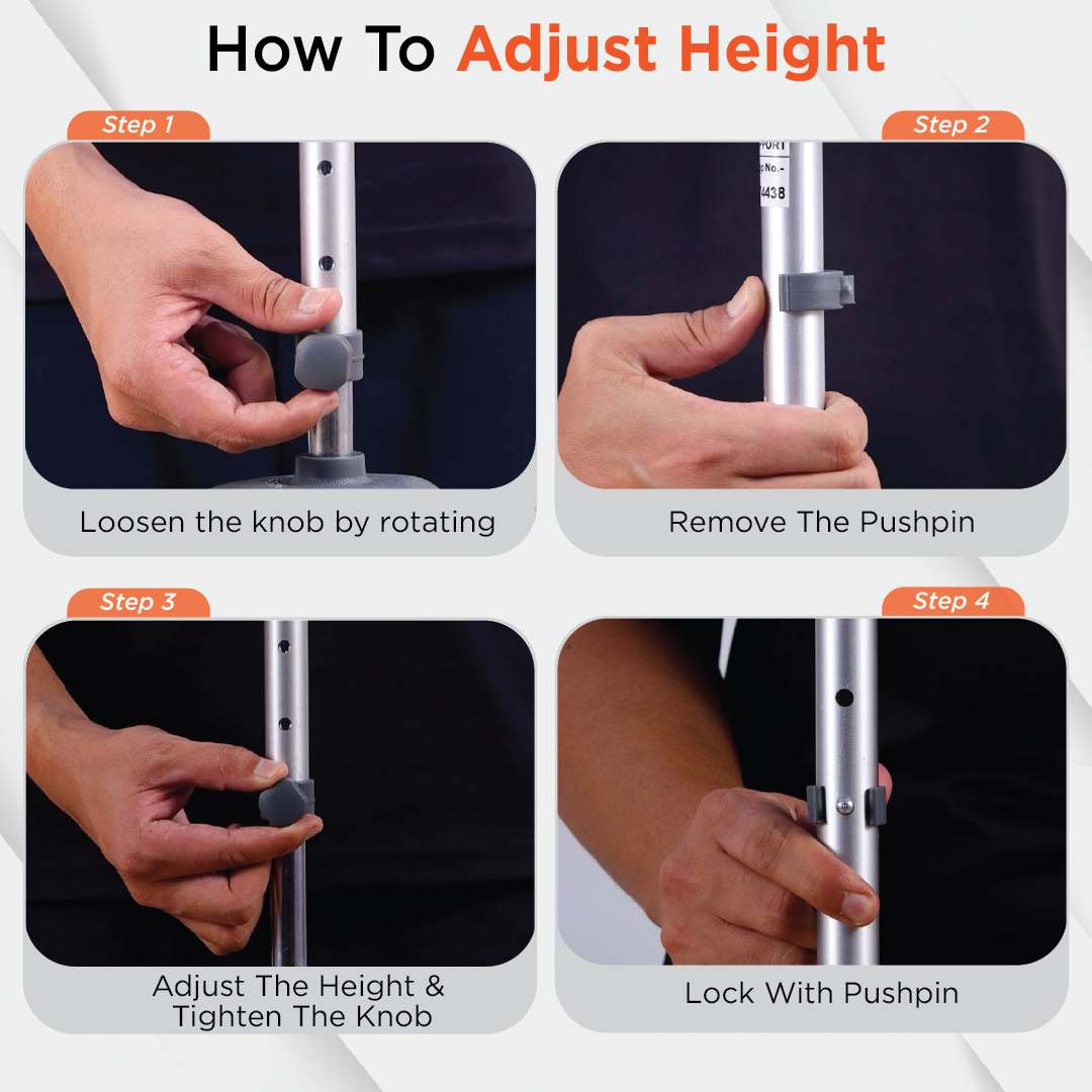 Vissco Astra Max Elbow Crutch - Tripod | Aluminum