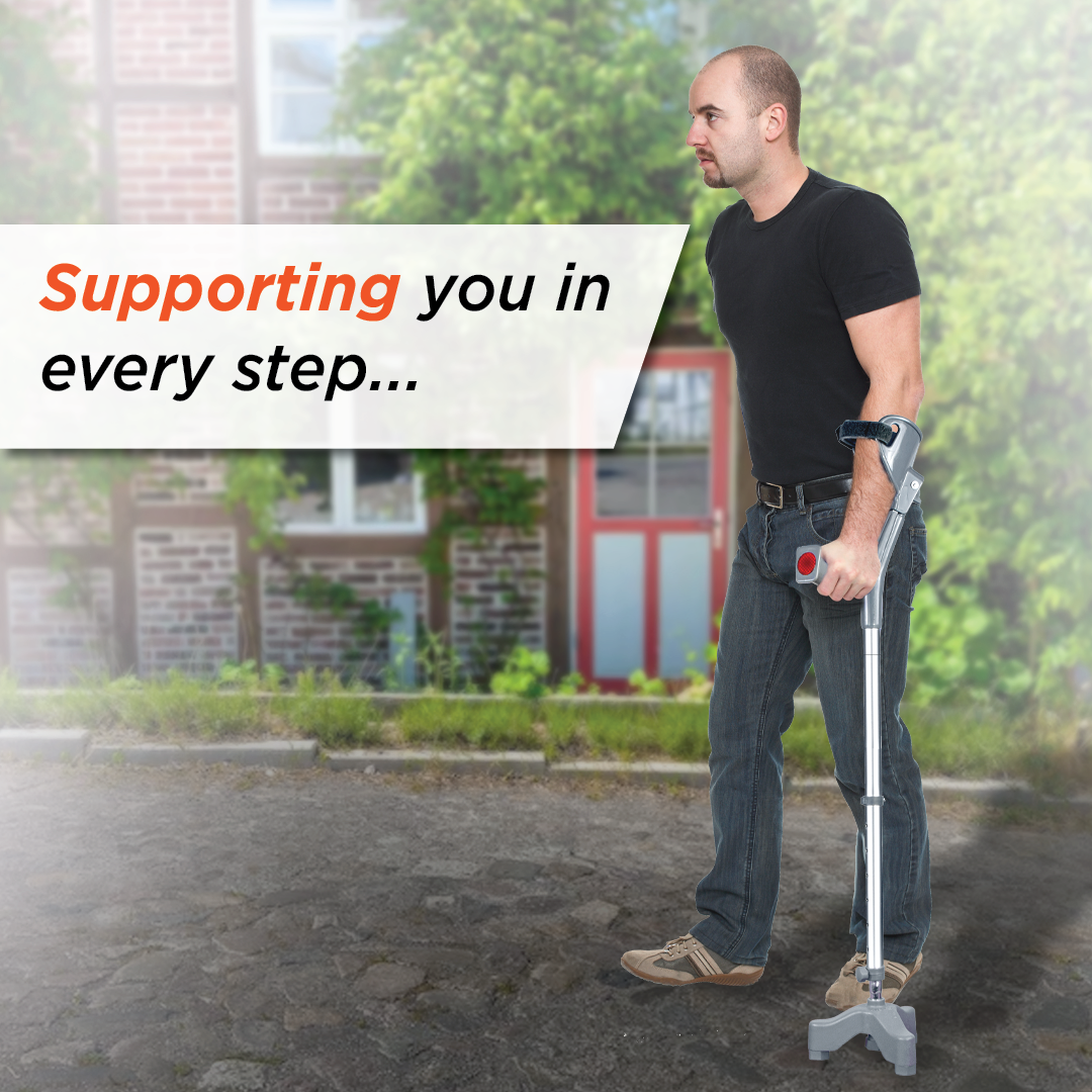 Vissco Astra Max Elbow Crutch - Tripod | Aluminum
