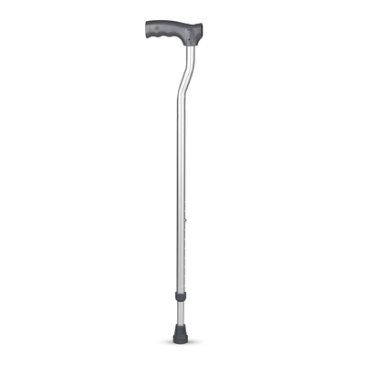 Avanti L Shape Walking Stick | Adjustable Height | Lightweight Walking Stick (Grey)