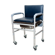 Vissco Comfort SS Commode Chair - with Backrest