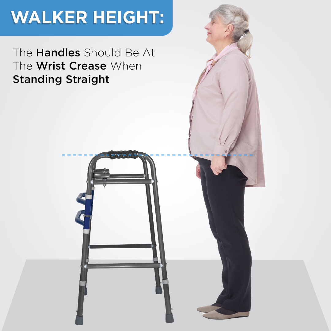 Vissco Medipedic Walker - Double Bar | Central Folding