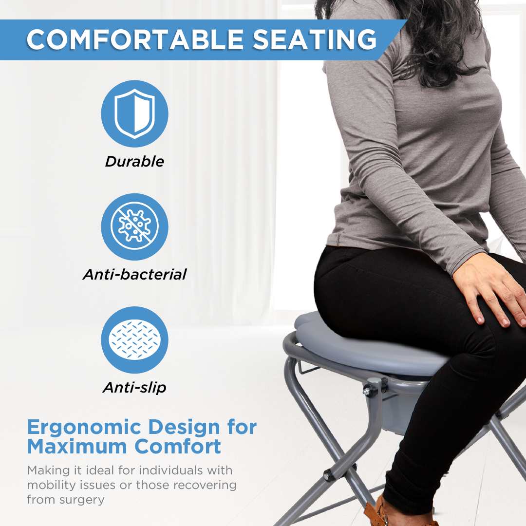 Vissco Comfort Commode Stool