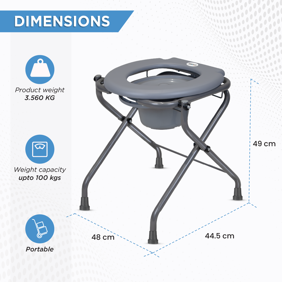 Vissco Comfort Commode Stool