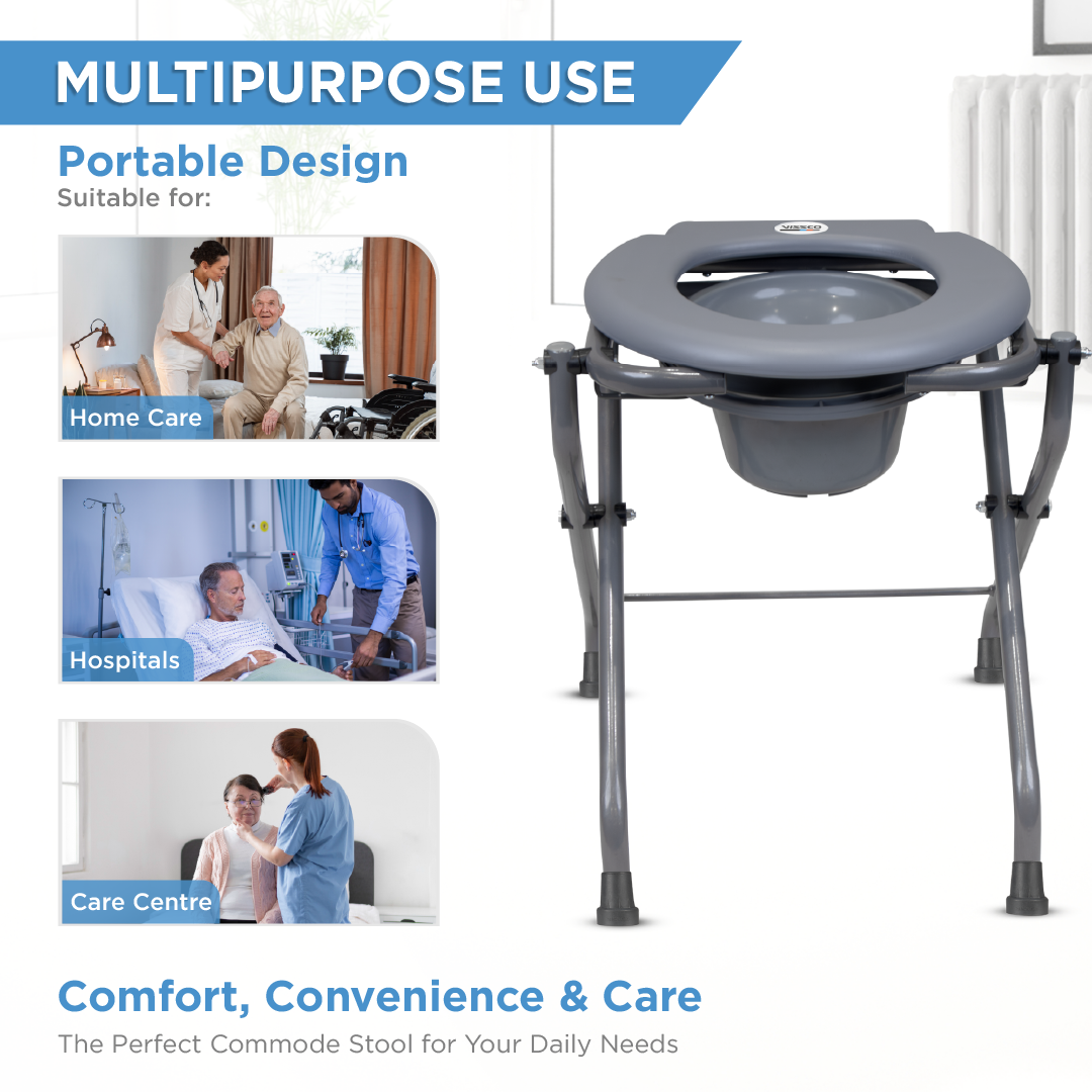 Vissco Comfort Commode Stool