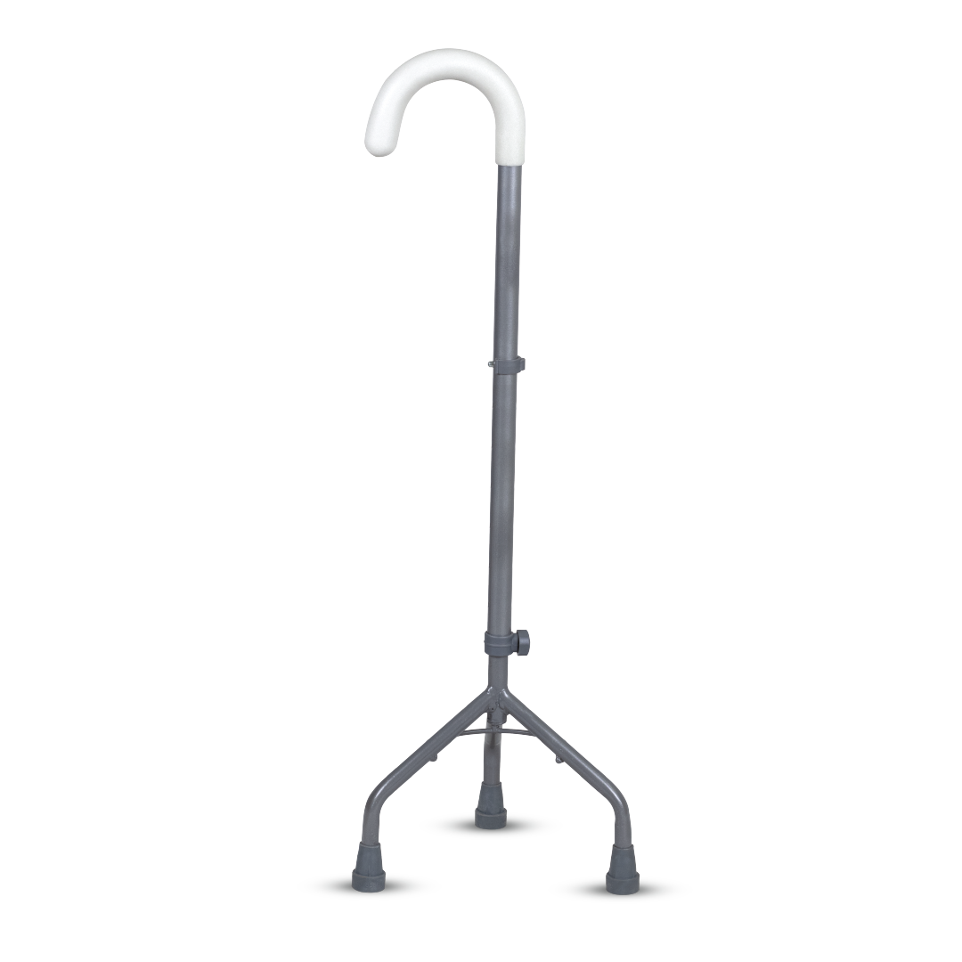 Vissco Medipedic Walking Stick - Tripod, U-Shaped | Mild Steel