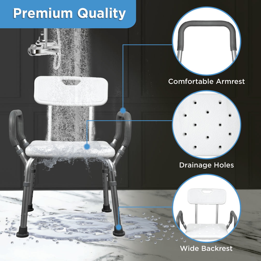 Vissco Comfort Shower Chair | Aluminum