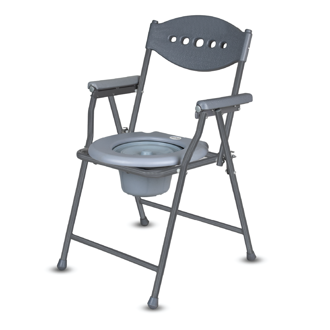 Vissco Comfort Steel Folding Commode Chair