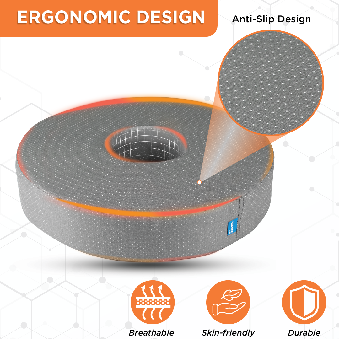 Vissco Round Ring Cushion Seat | Reduce Pain & Discomfort