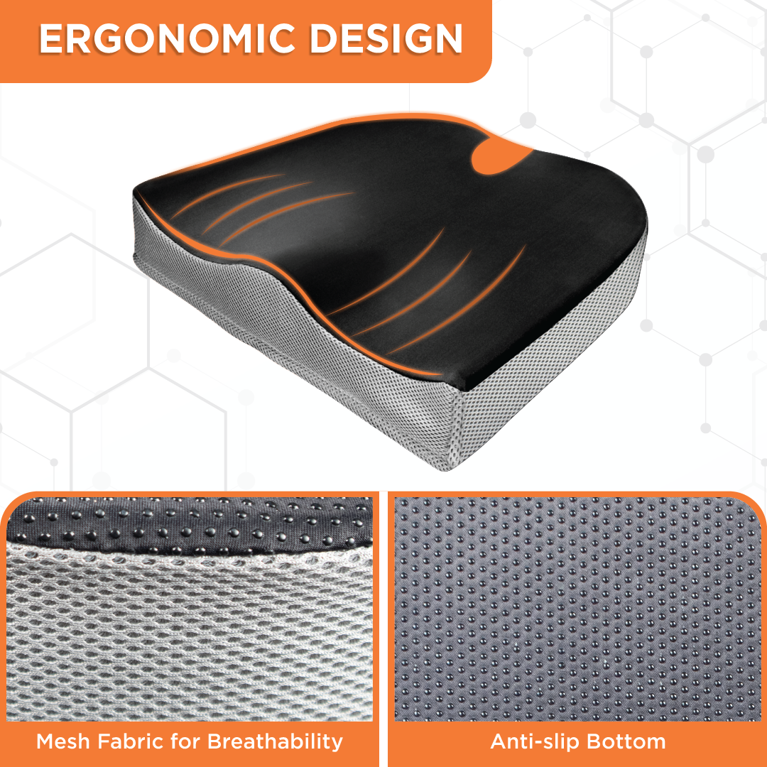 Vissco Orthopaedic Coccyx Cushion Seat |  Lower Back & Tailbone Pain Reliever