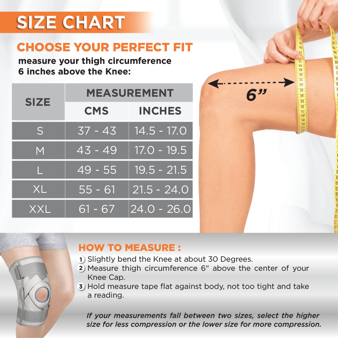Vissco Hinged Knee Brace - Neoprene | Open