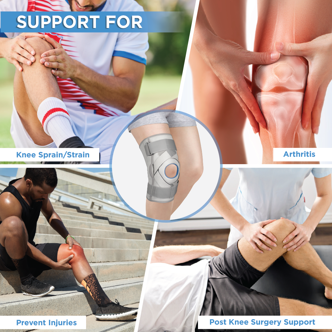 Vissco Hinged Patella Knee Brace | Neoprene