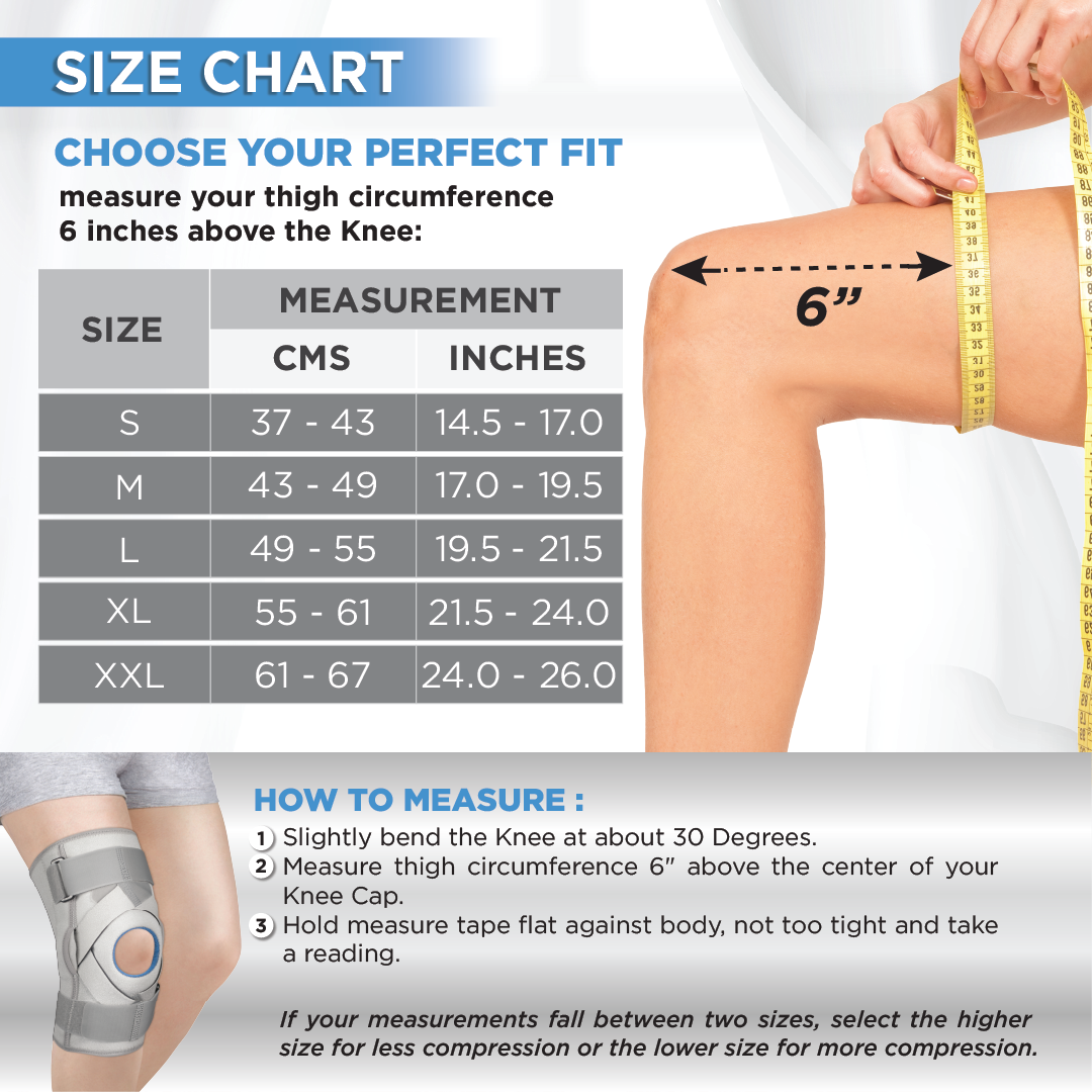 Vissco Hinged Patella Knee Brace | Neoprene