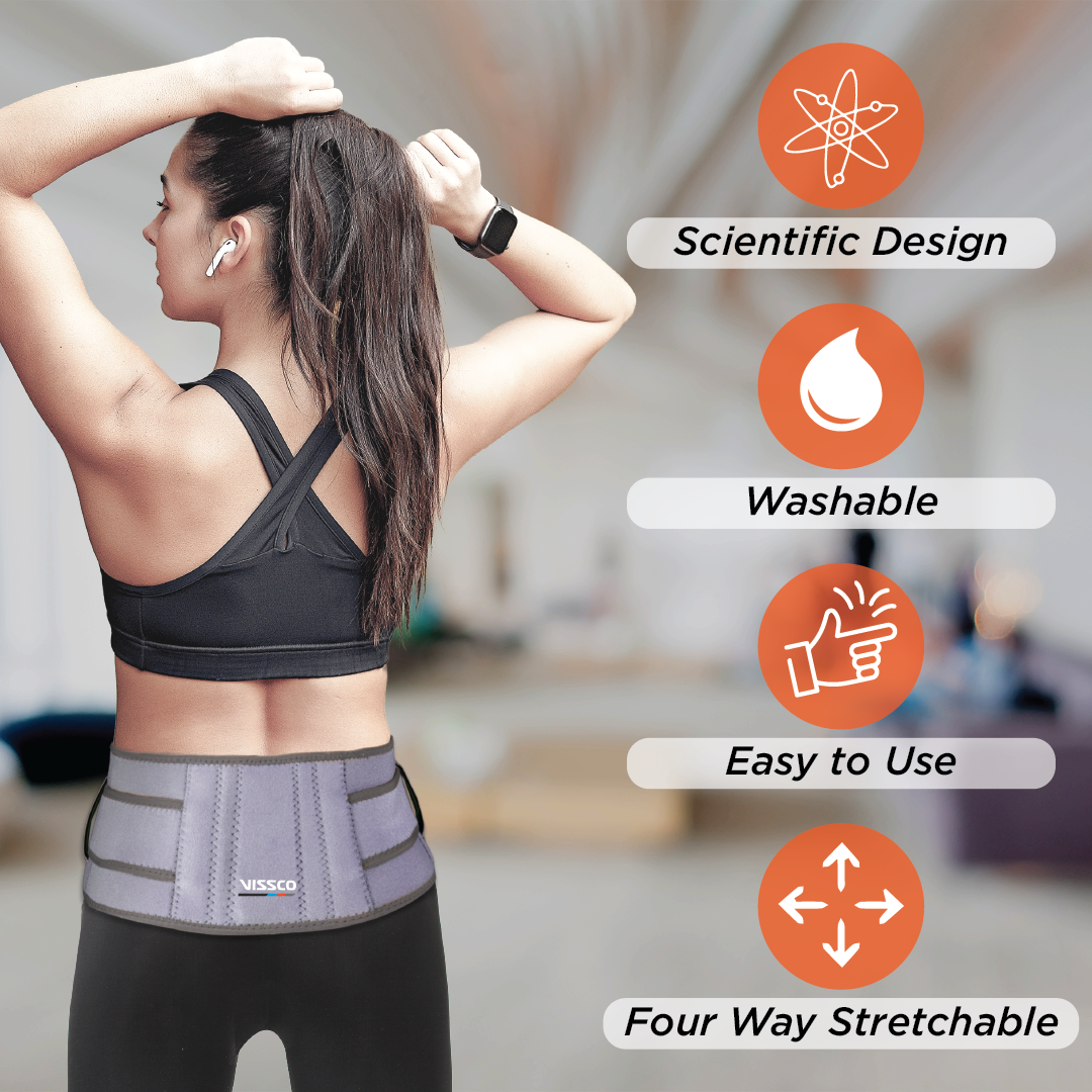 Vissco Sports Back Support | Neoprene
