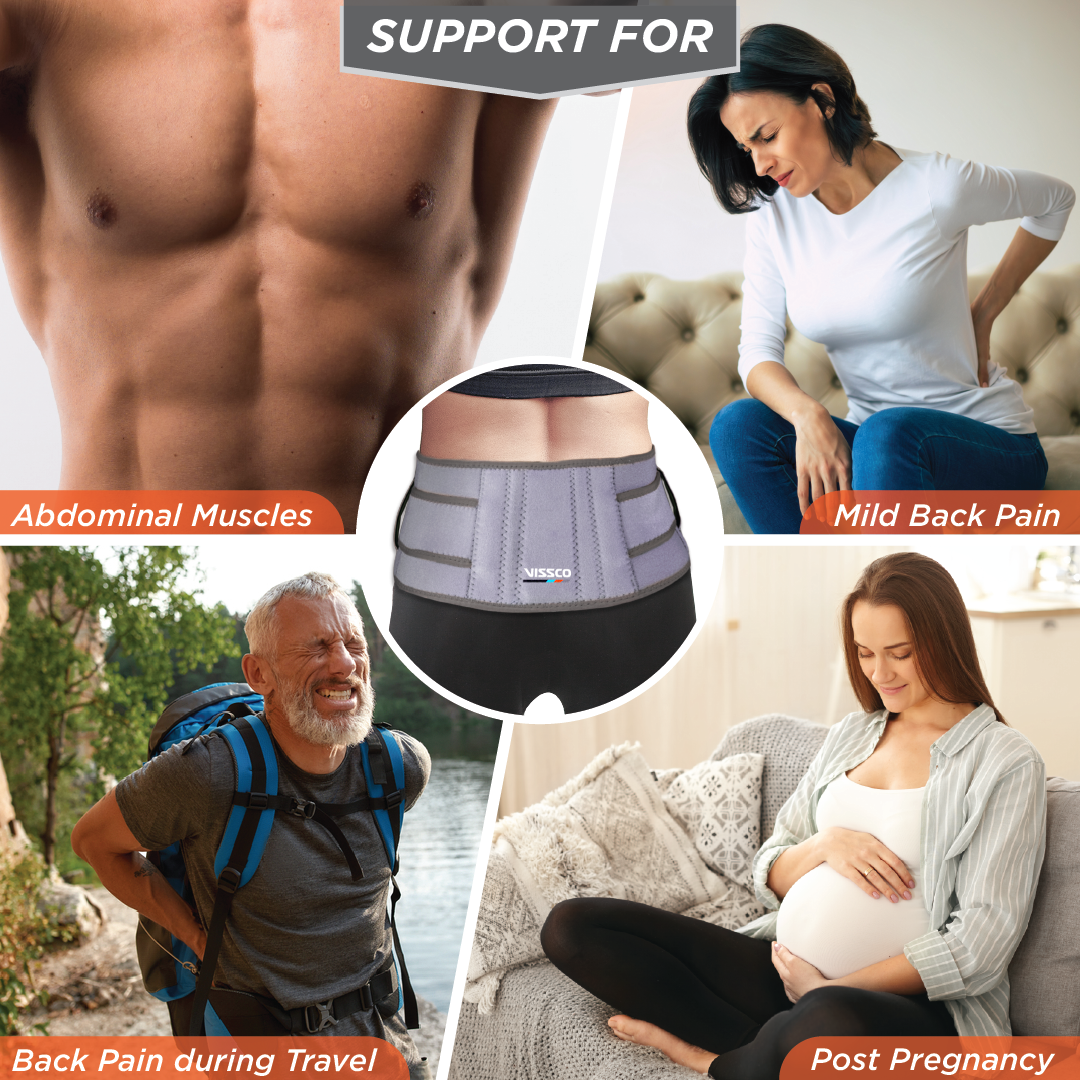 Vissco Sports Back Support | Neoprene