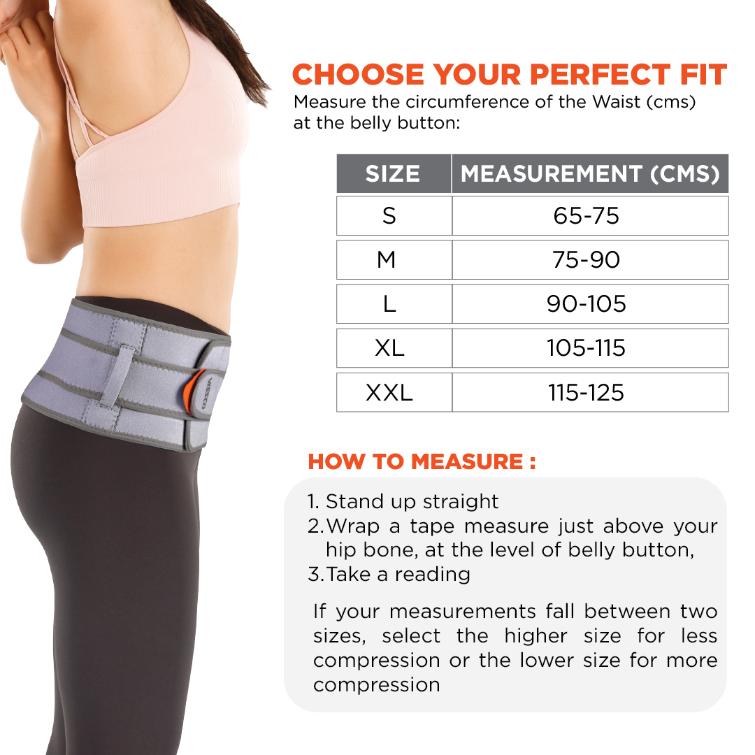 Vissco Sports Back Support | Neoprene
