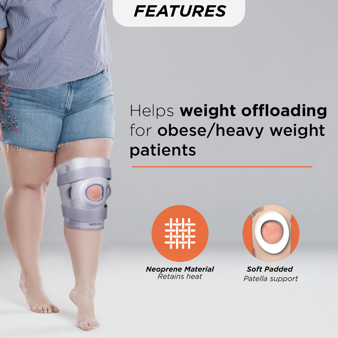 Vissco Hinged Knee Brace | Neoprene