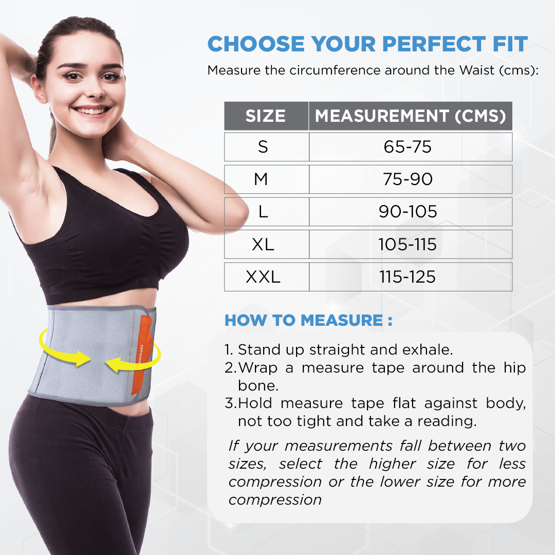 Vissco Abdominal Belt - 8-inch | Neoprene