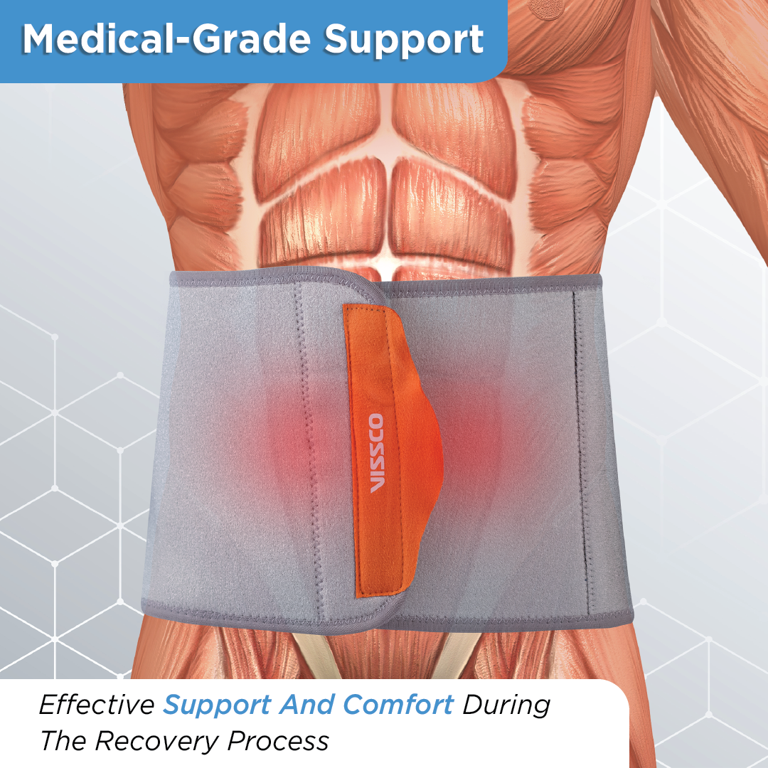 Vissco Abdominal Belt - 8-inch | Neoprene