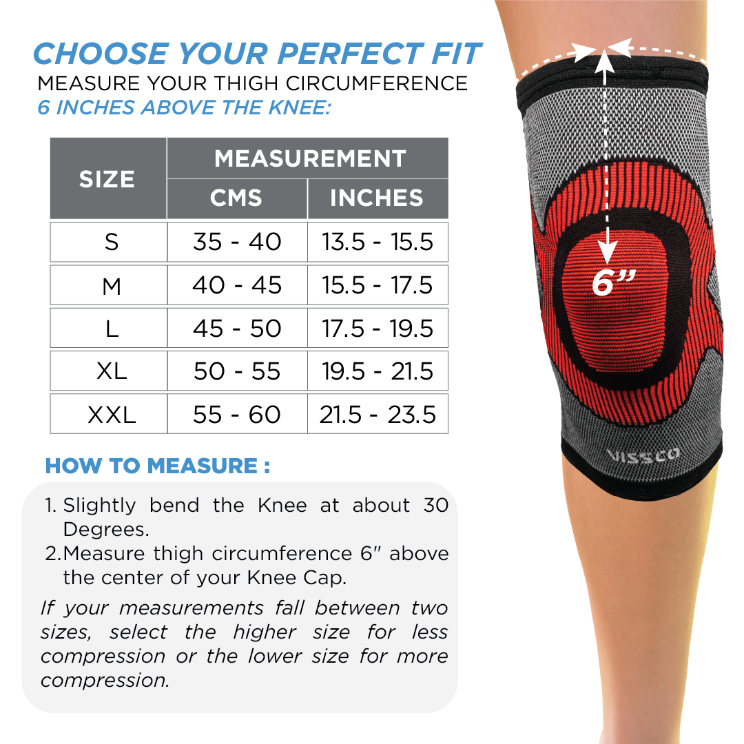Vissco Knee Cap - 3D with Silicone Donut