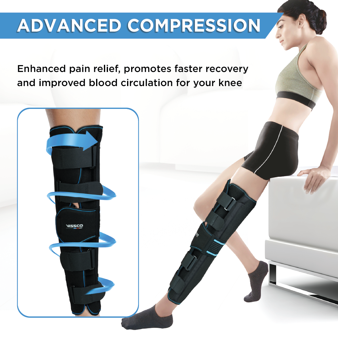 Vissco Knee Immobilizer - Long | 22-inch