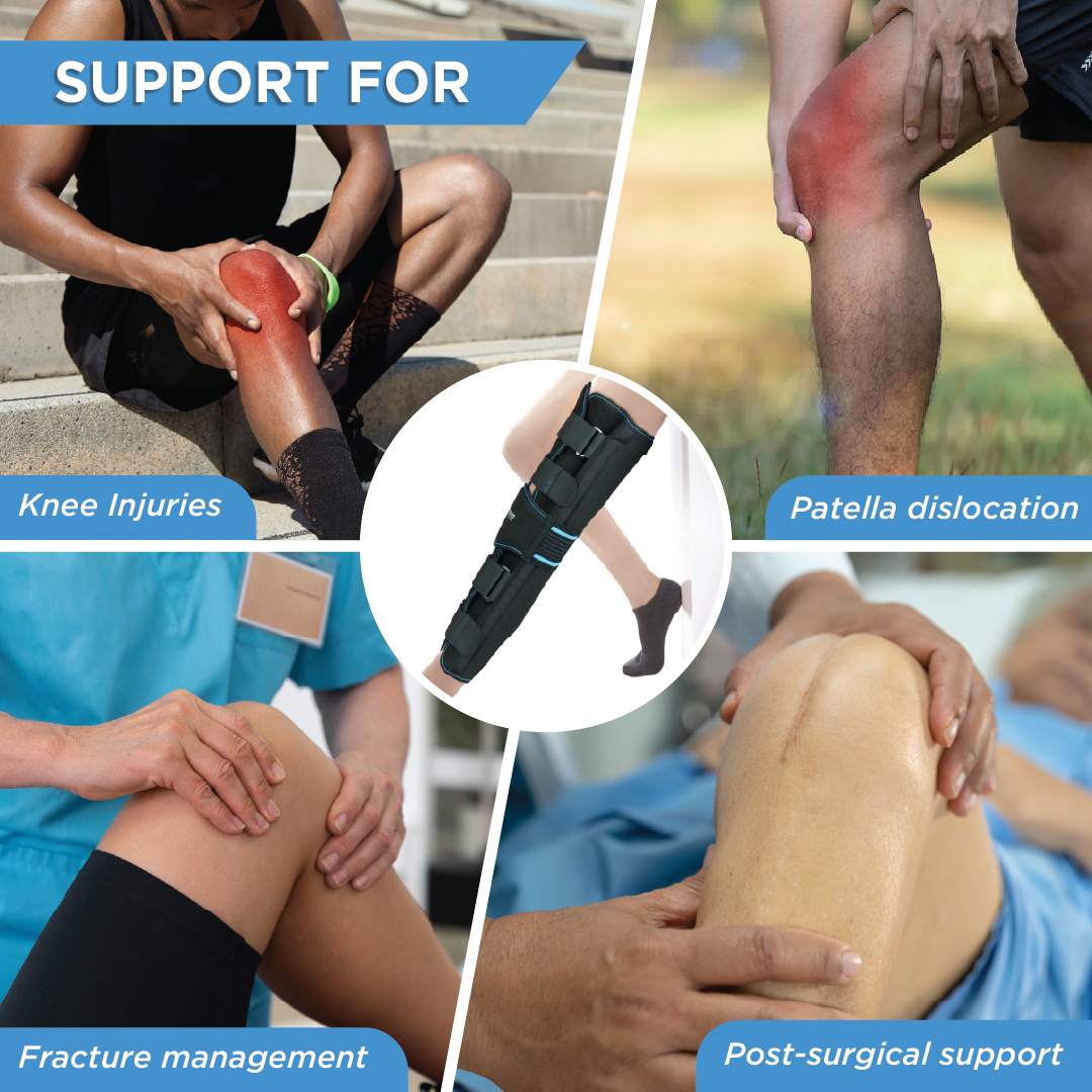 Vissco Knee Immobilizer - Long | 22-inch