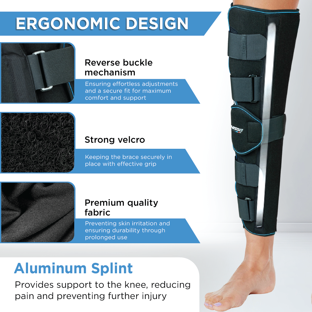 Vissco Knee Immobilizer - Long | 22-inch