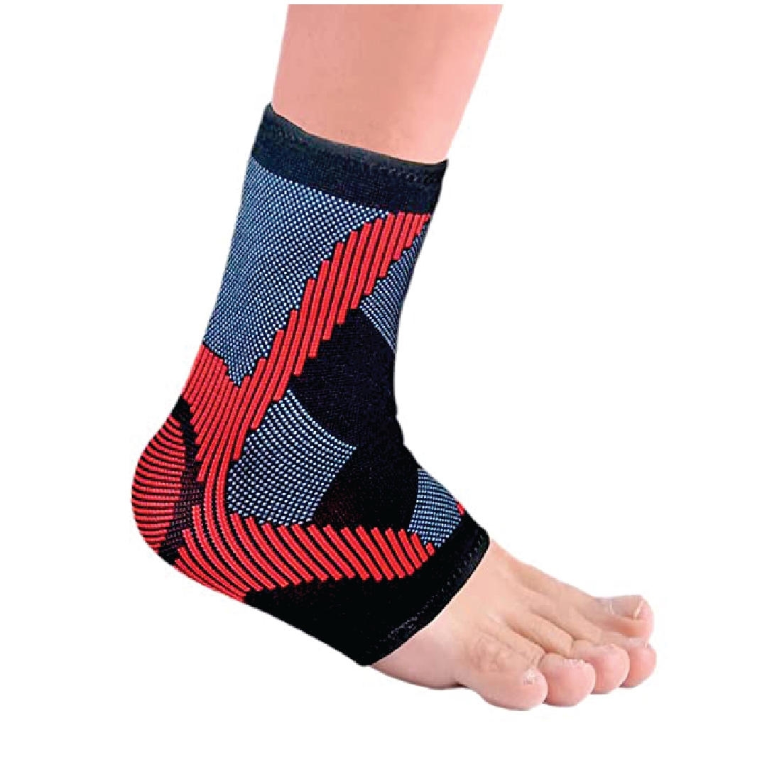 3D Ankle Support | For Injured Ankles | Pain Reliever for Strained or Sprained Ankles (Multicolor)