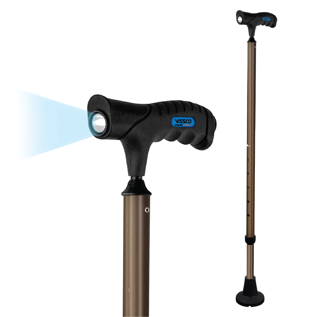 Vissco Avanti Light Walking Stick - with Torchlight