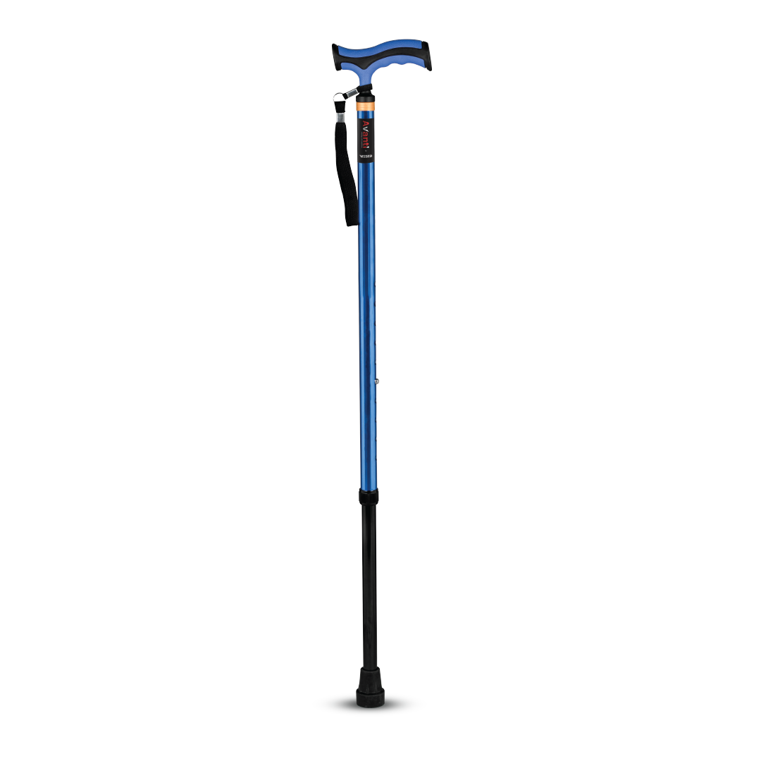 Vissco Avanti Plus Walking Stick - T-Shaped | Aluminum