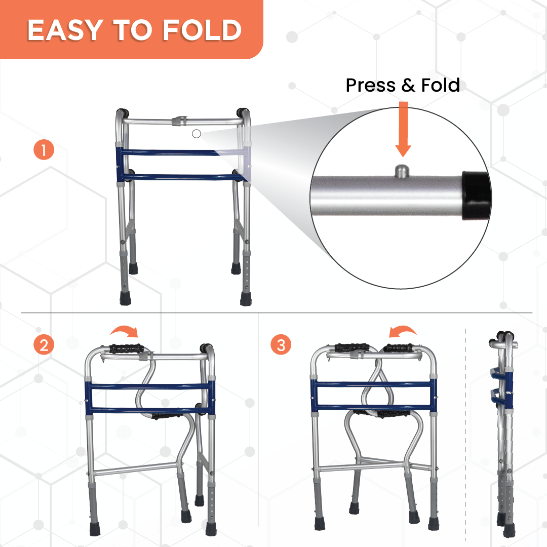 Vissco Dura Step Walker | Aluminum
