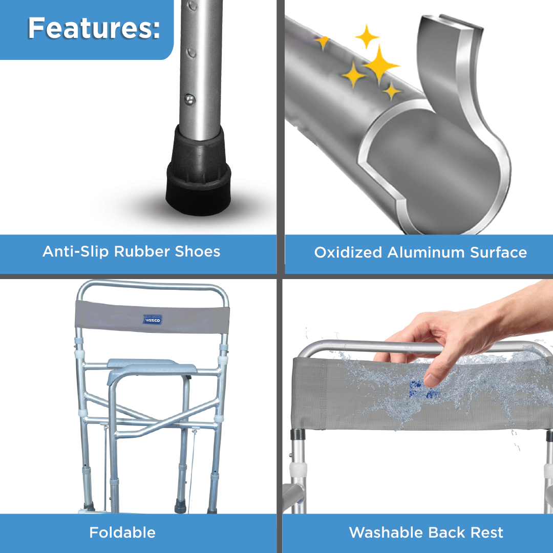 Vissco Comfort Commode & Shower Chair