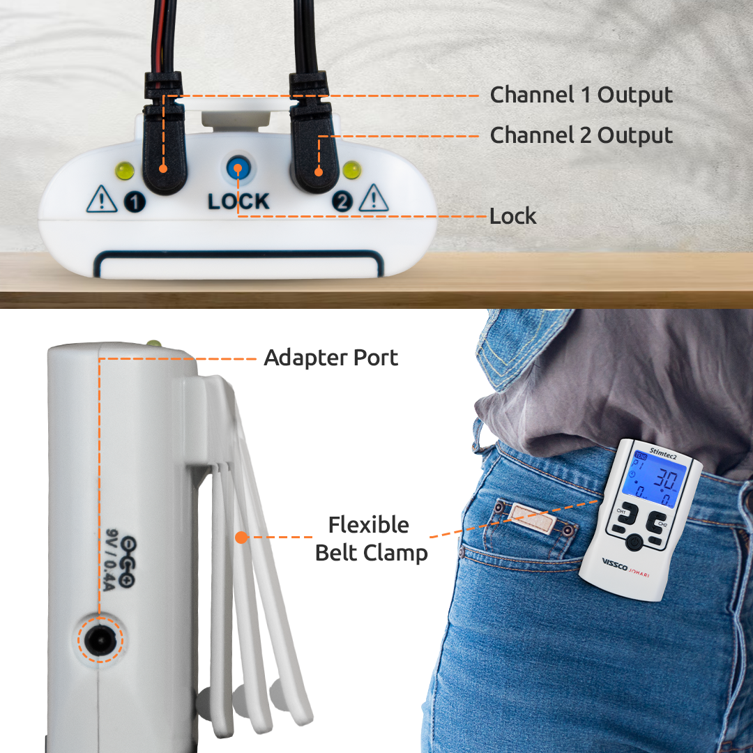 Vissco Johari StimTec-2 Portable Electrotherapy Device