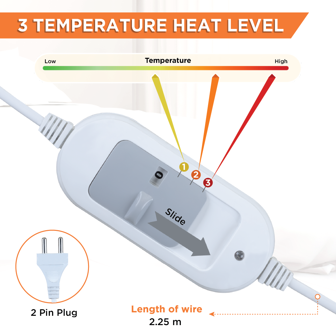 Heating Belt (Ortho) | Provides Heat Therapy to Soothe Sore Muscles | Decreases Joint Stiffness & Relieves Pain (Grey)