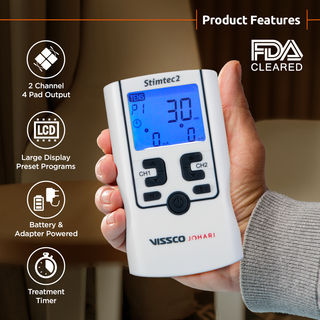 Vissco Johari StimTec-2 Portable Electrotherapy Device