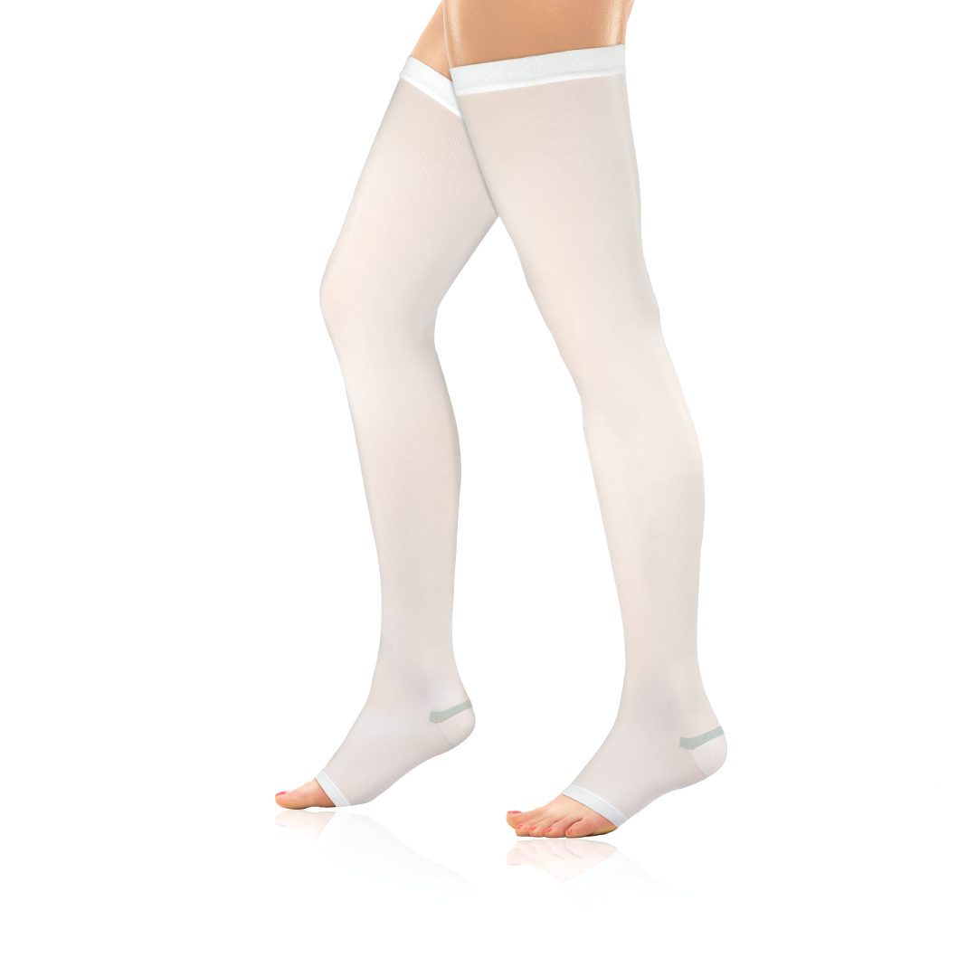 Vissco Anti-Embolism Stocking (13-18 mmHg) - Thigh Length | Open Toe
