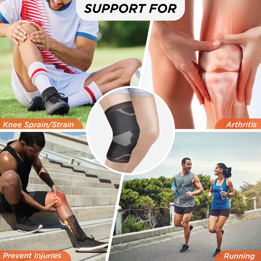 Vissco ADV Knee Support - Patella & Ligament Assited with Silicone Pressure Pad